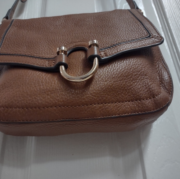 Vince Camuto Brown  pebbled leather  crossbody / Purse - Picture 11 of 16